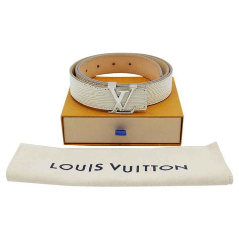 louis vuitton cream belt|Louis Vuitton belt sale.